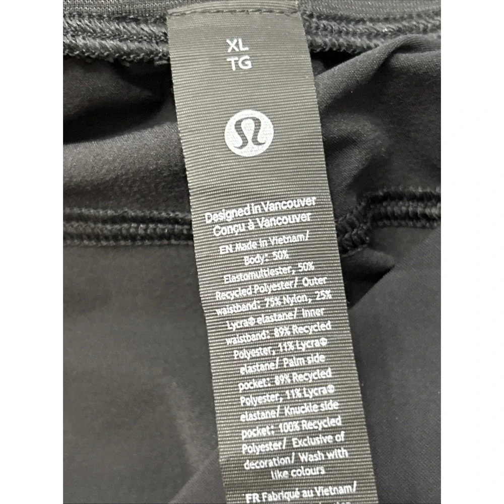 Mens Lululemon Zeroed In Slim Fit Pant Pull On Stretch Waist XL LM5A2SS Athletic